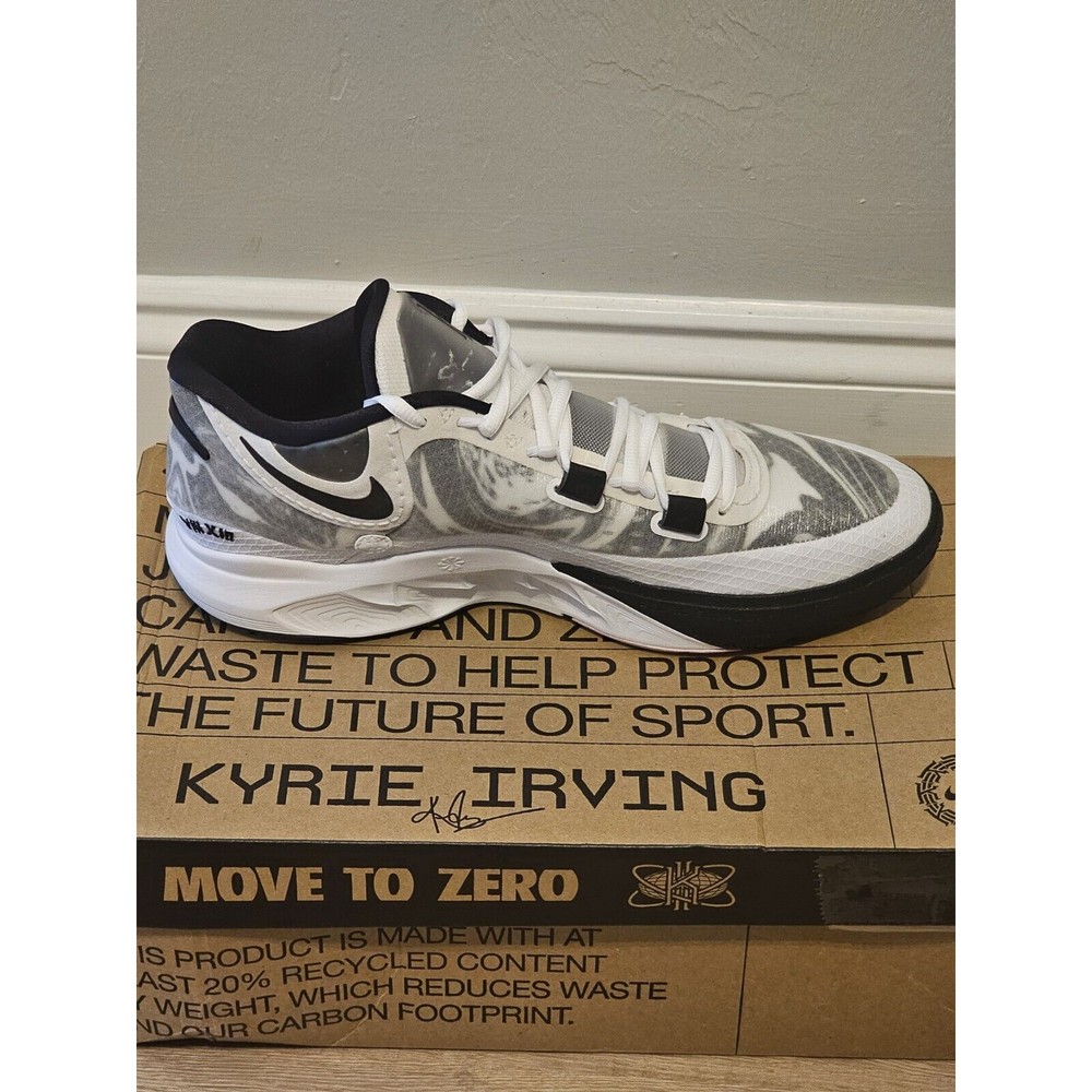 Nike Kyrie 8 White/White-Black Size 13 - DJ6017 101 - Picture 5 of 15